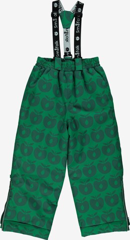 Pantalon fonctionnel Småfolk en vert : devant