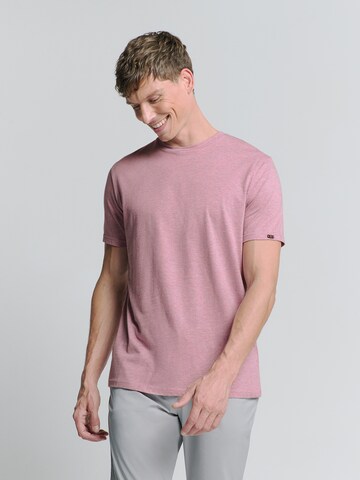 T-Shirt No Excess en violet : devant