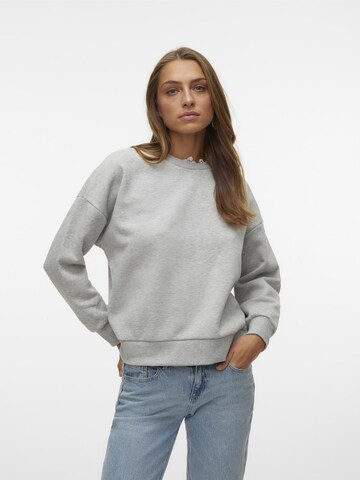 VERO MODA Sweatshirt 'EBBA' in Grey: front