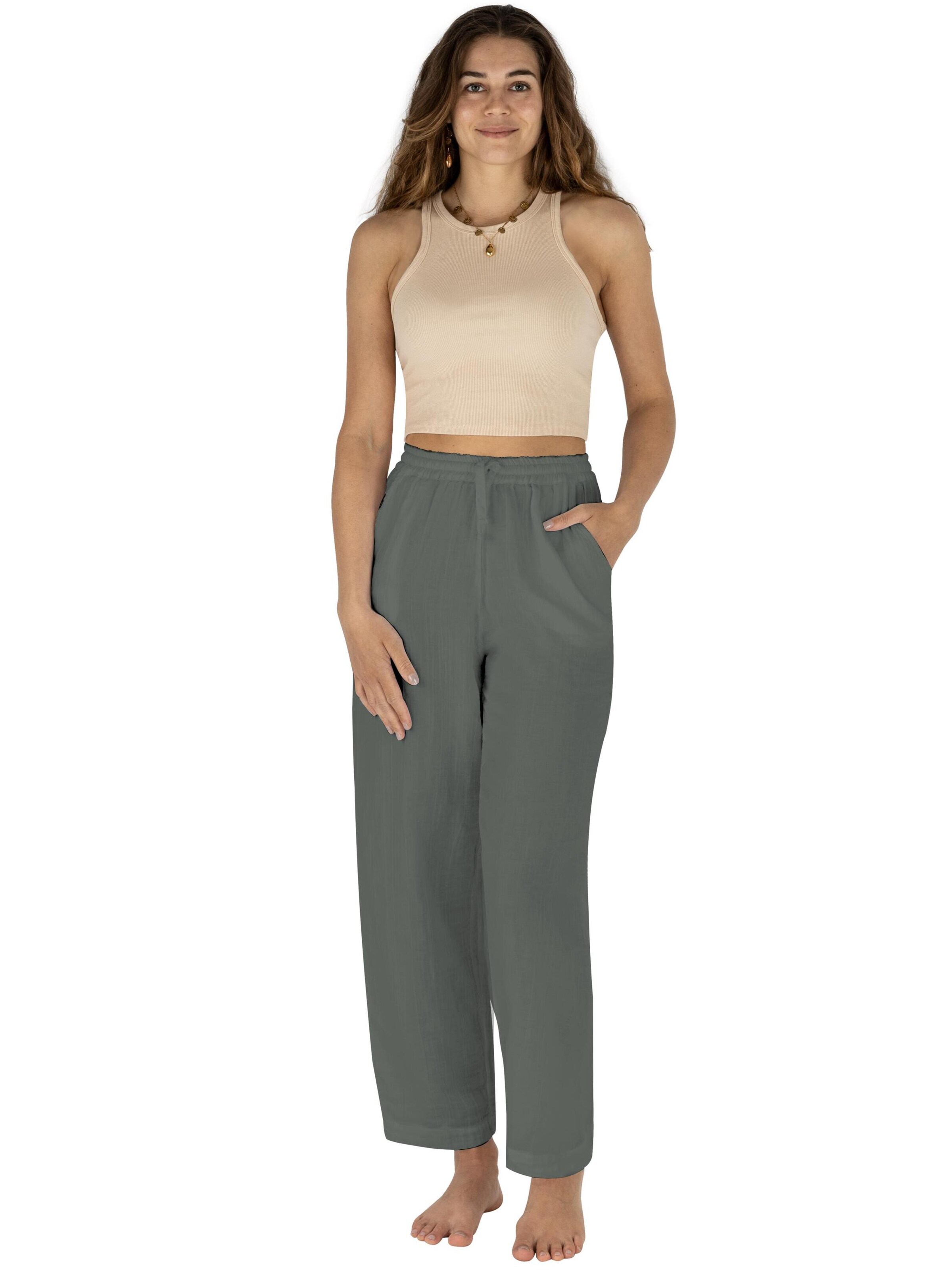 regular Pantaloni 'Chania' di Janice in grigio