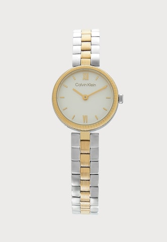 Calvin Klein - Reloj analógico 'Gleam' en plata: frente