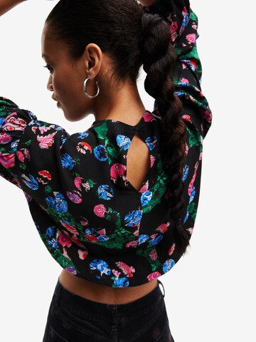 Desigual Blouse 'Garden' in Zwart