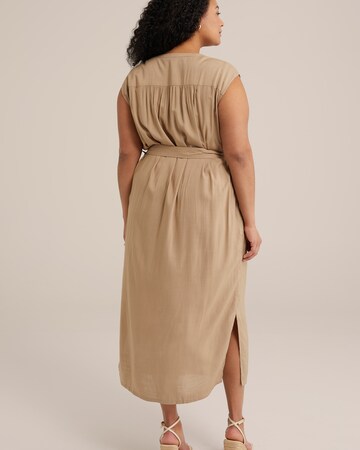 WE Fashion Etuikleid in Grau
