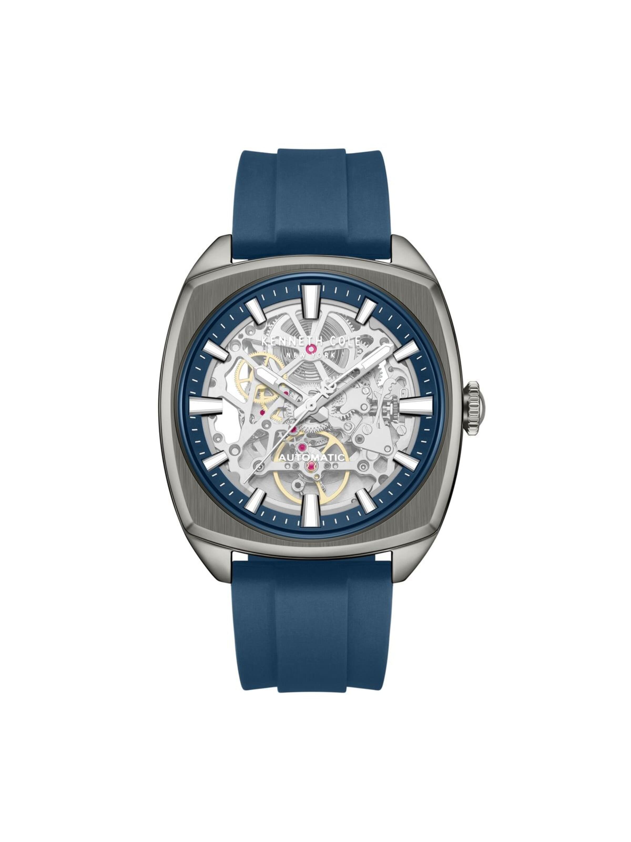 Kenneth Cole Analoog horloge in Blauw: voorkant