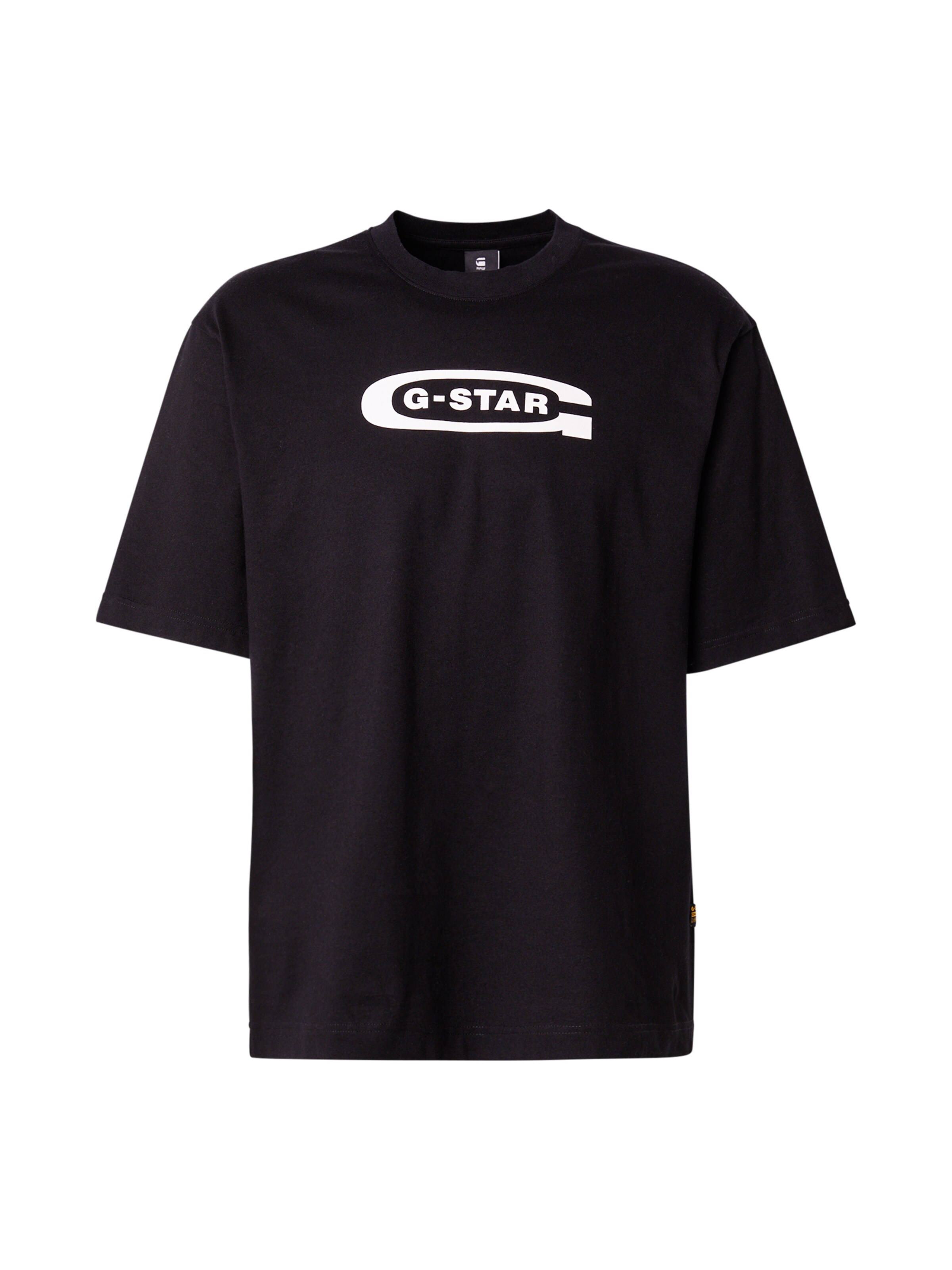 Maglietta 'Old Skool' di G-STAR in nero: frontale