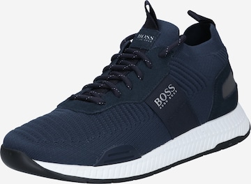 BOSS Black Sneaker 'Titanium' in Blau: predná strana