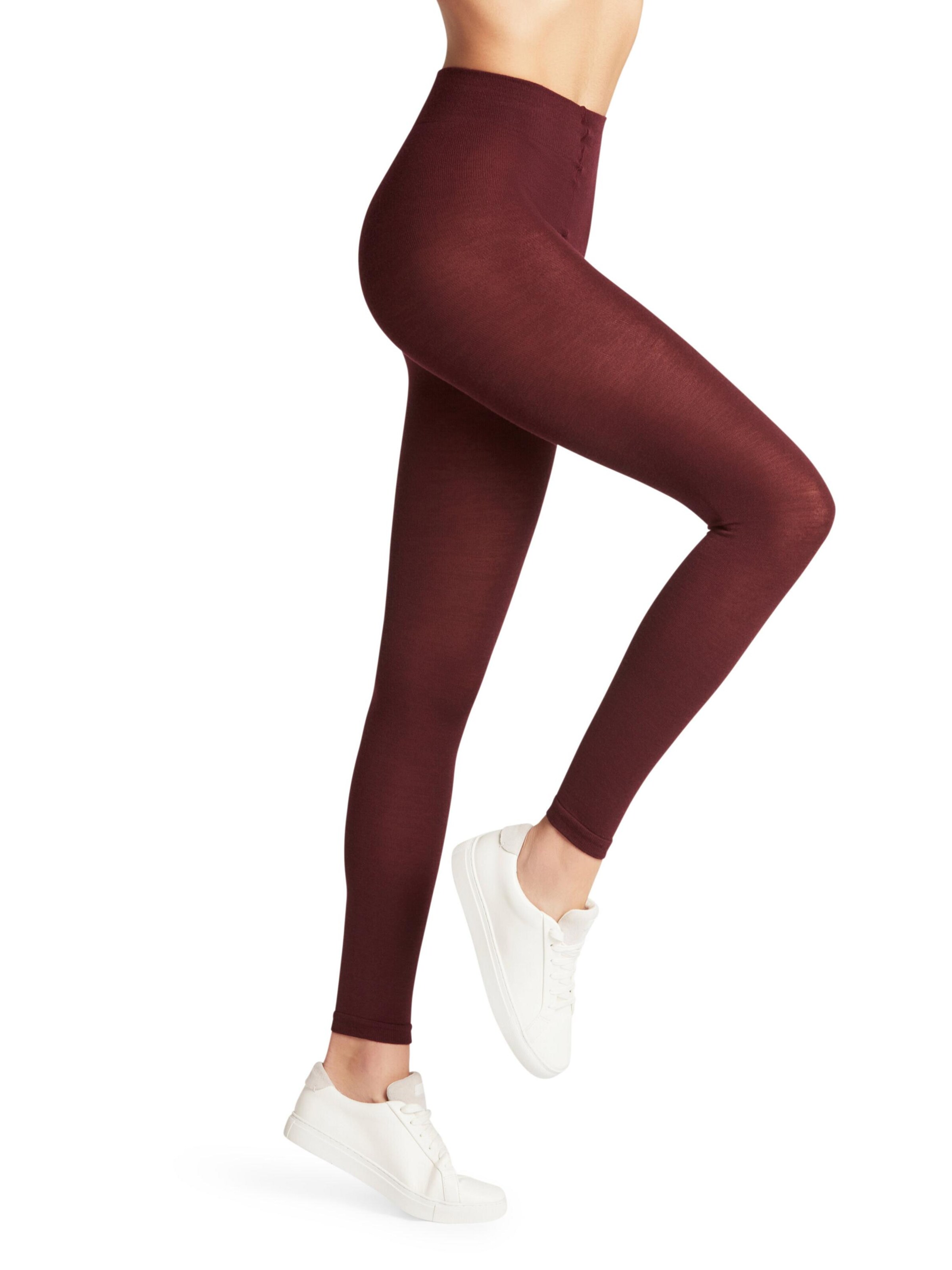 FALKE Skinny Softmerino in Rot