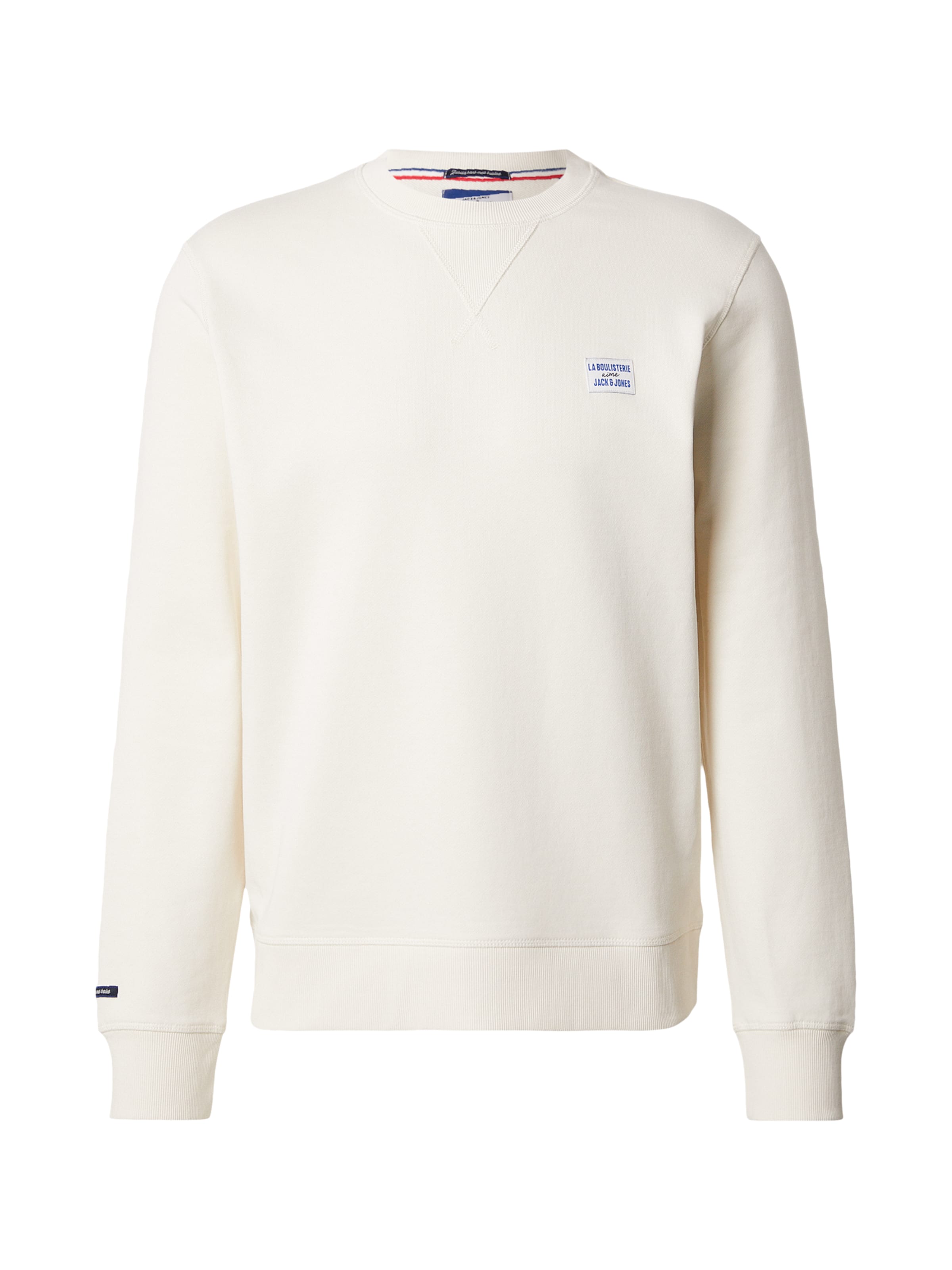 JACK & JONES Sweatshirt 'JORFURORE' i hvid: forside
