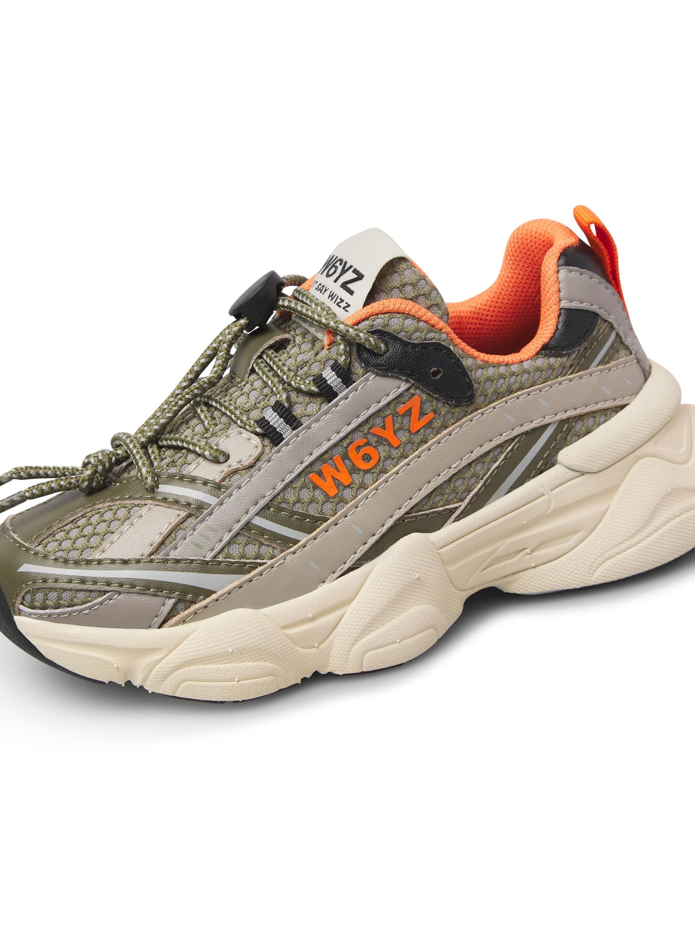 W6YZ Sneakers 'LUCKY 2-J.' in Groen: voorkant