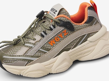 W6YZ Sneakers 'LUCKY 2-J.' in Groen: voorkant