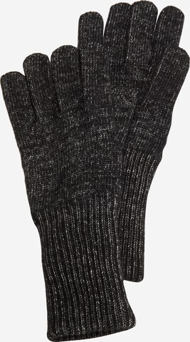 s.Oliver Fingerless Gloves in Black: front