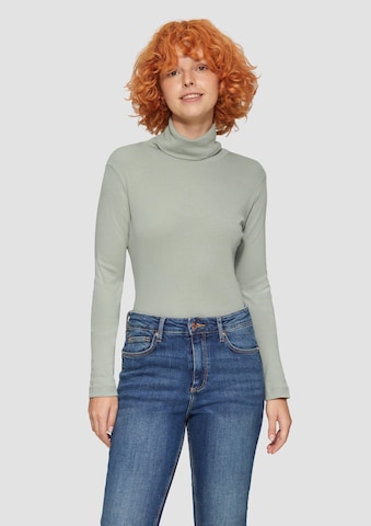 QS Shirt in Groen: voorkant