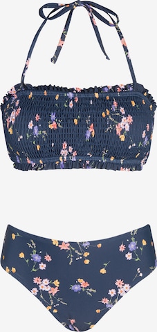 Cupshe Bandeau Bikini in Blau: Vorderseite