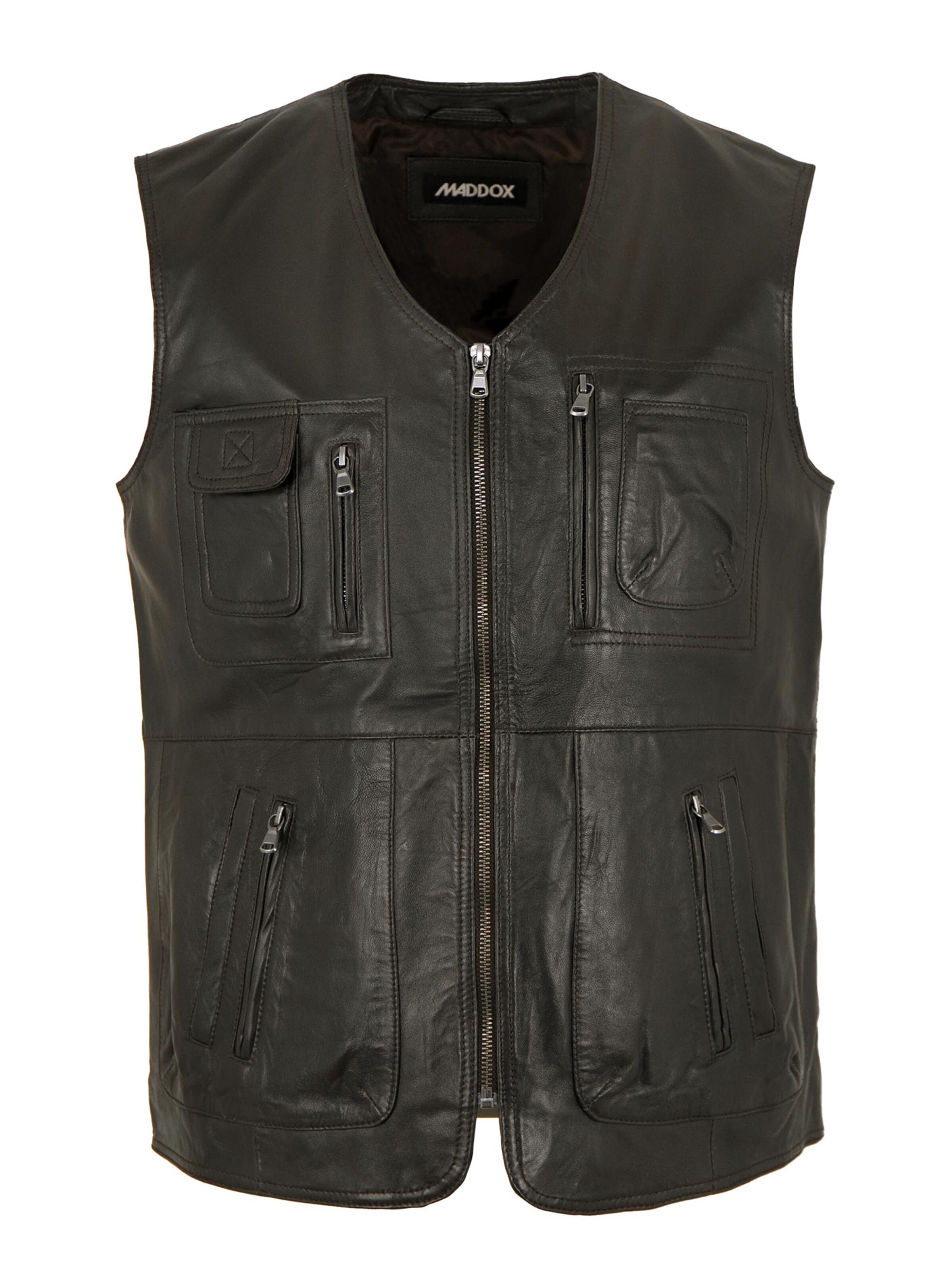Gilet 'Gero' di MADDOX in marrone: frontale