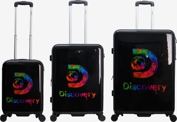 Discovery Suitcase Set 'STENCIL' in Black: front