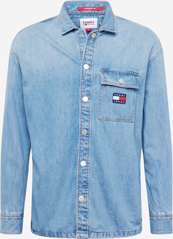 Tommy Jeans Pohodlné nošení Košile – modrá: přední strana