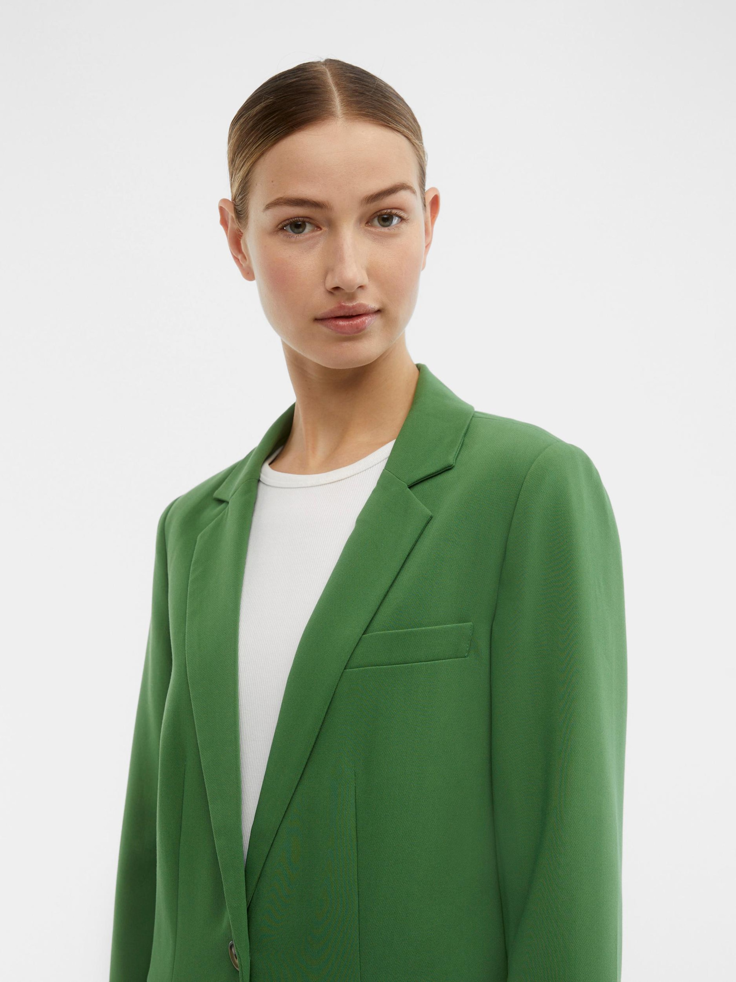 Mango green outlet blazer