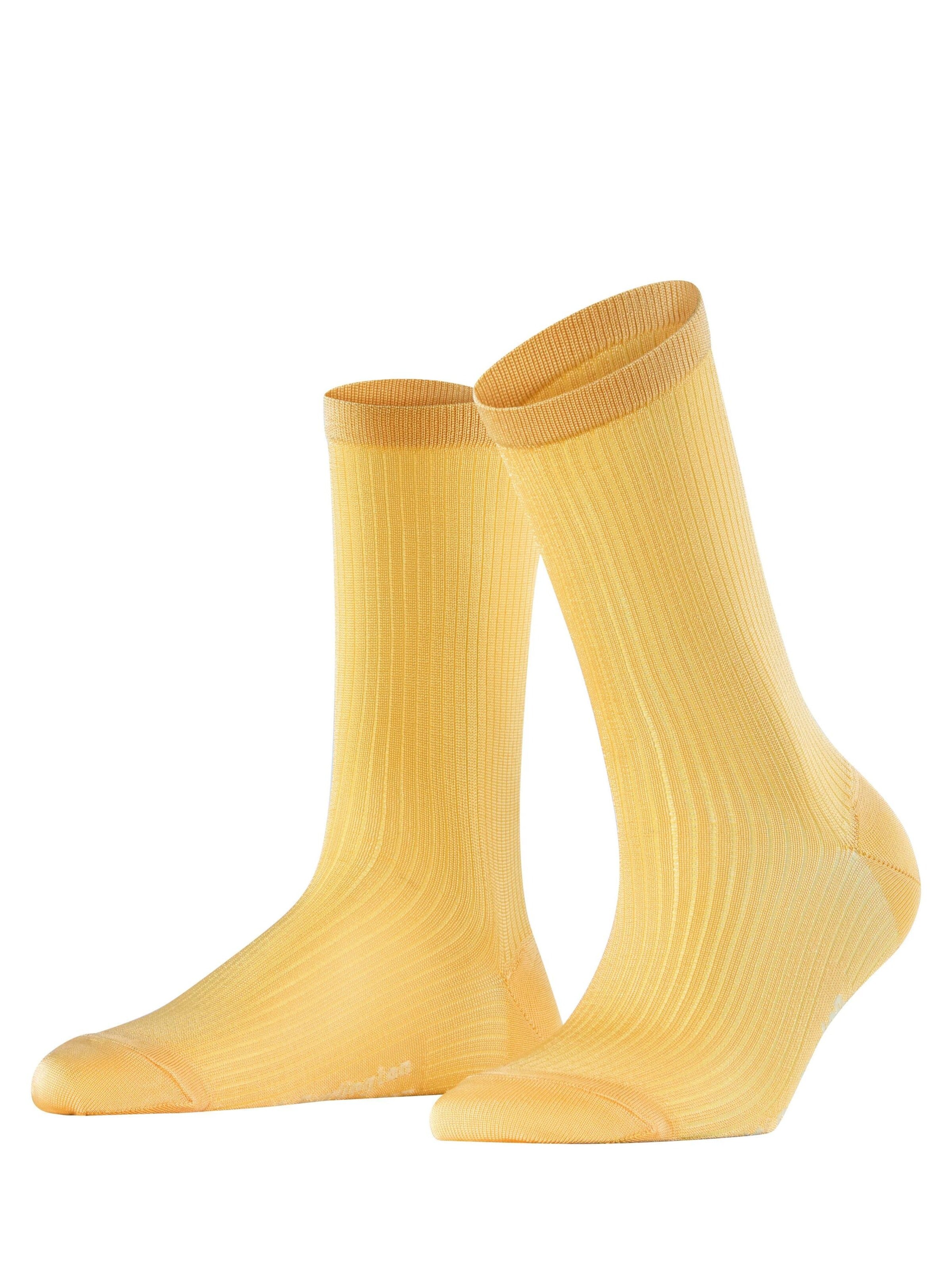 BURLINGTON Socks 'Princess Street' in Yellow: front