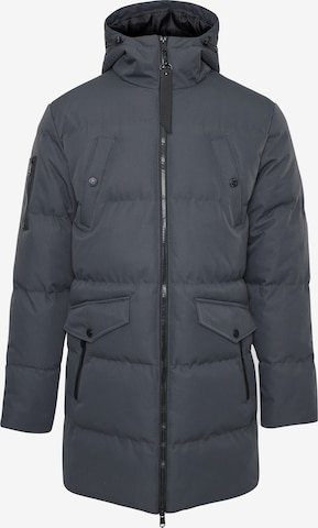 Threadbare Winter coat 'Tingley' in Grey: front