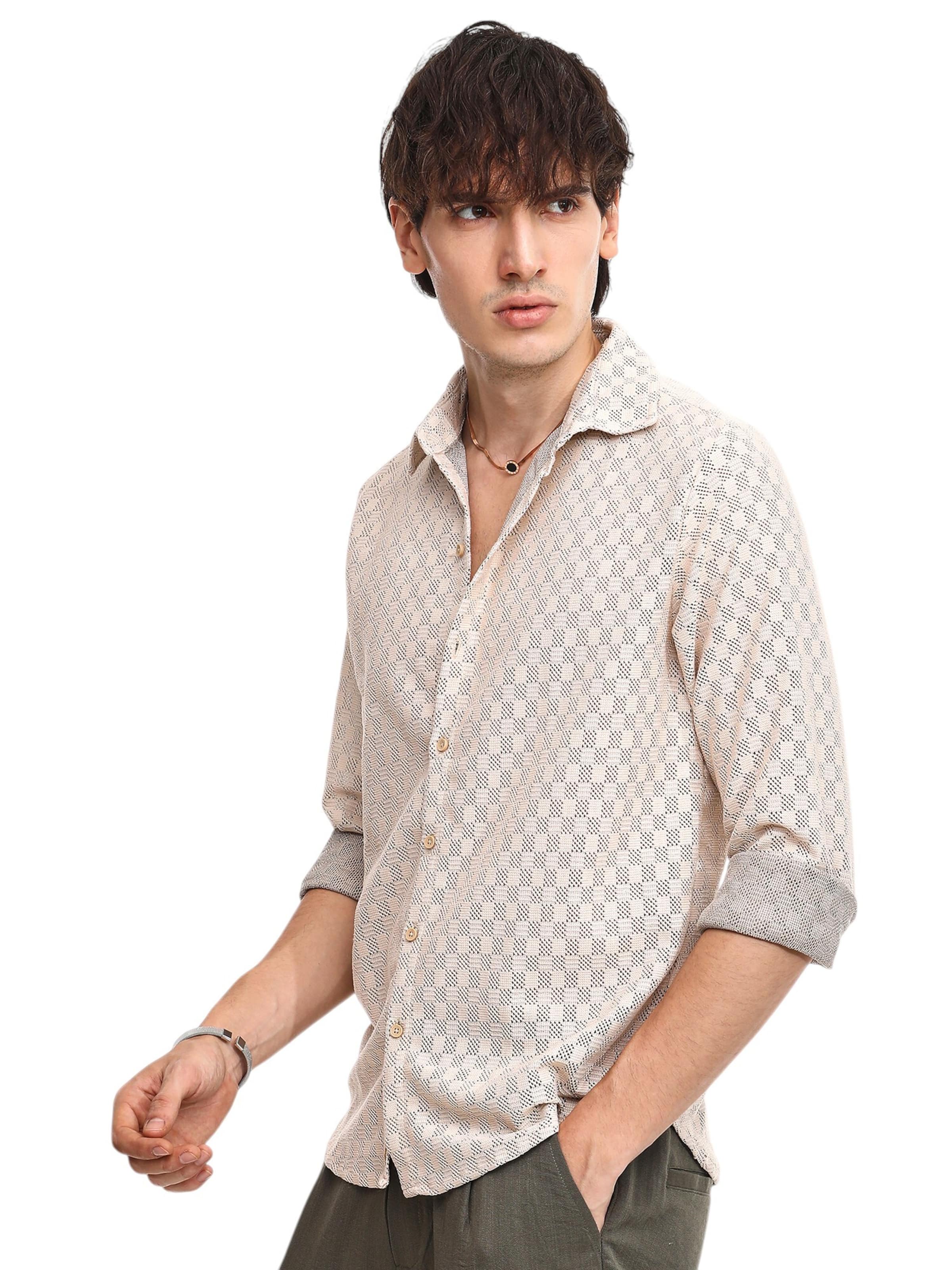 bēšs Campus Sutra Standarta piegriezums Krekls 'Whitney': no priekšpuses