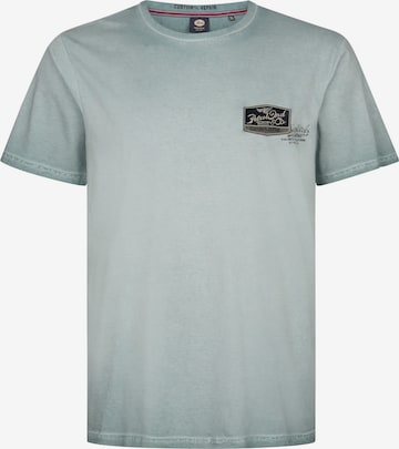 zaļš Petrol Industries T-Krekls 'Classic': no priekšpuses