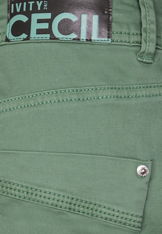 CECIL Regular Pants in Green