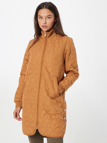 ILSE JACOBSEN Between-Seasons Coat in Brown: front