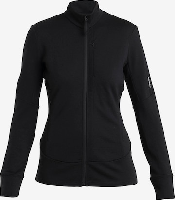 ICEBREAKERSportski gornji dio trenirke - crna boja: prednji dio