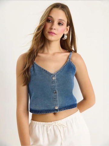 Top di Bianco Lucci in blu