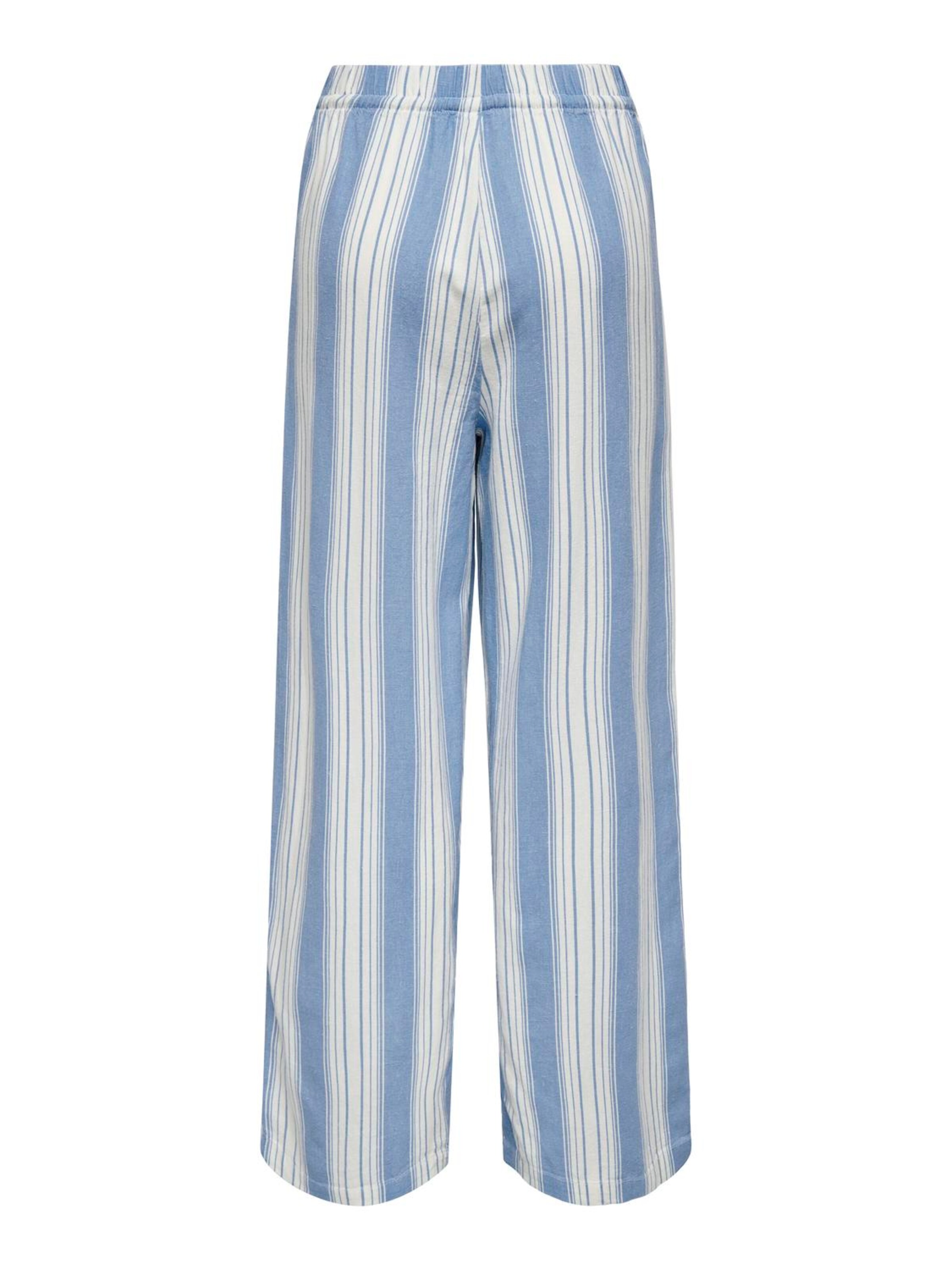 ONLY Широки крачоли Панталон 'CARO' в синьо