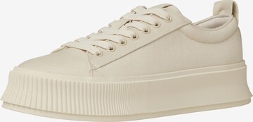 Baskets basses NEWD.Tamaris en beige : devant