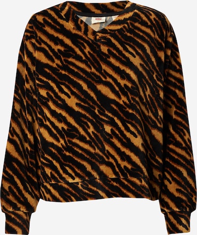 LEVI'S ® Sweater majica 'Half Moon Pull Over' u smeđa / crna, Pregled proizvoda