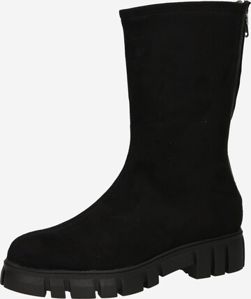 Bottes 'Saura' FELMINI en noir : devant