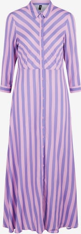 Y.A.S Shirt Dress 'Savanna' in Purple: front