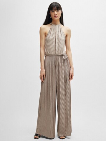 BOSS Jumpsuit ' Exuma ' in Brown: front