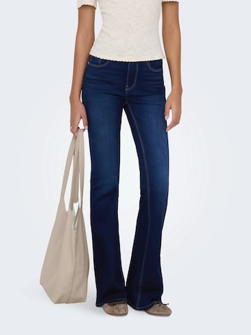 ONLY Laienev Teksapüksid 'ONLROYAL', värv sinine: eest vaates