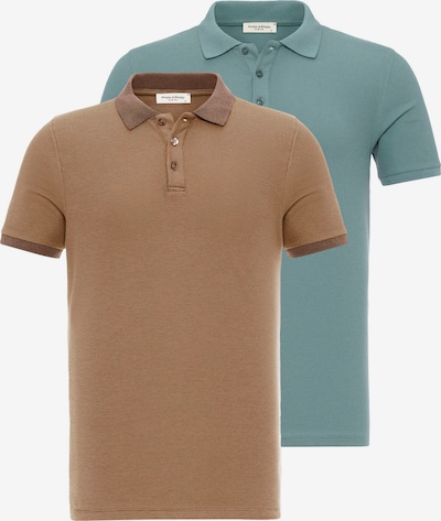 Anou Anou T-Shirt en bleu / marron, Vue avec produit