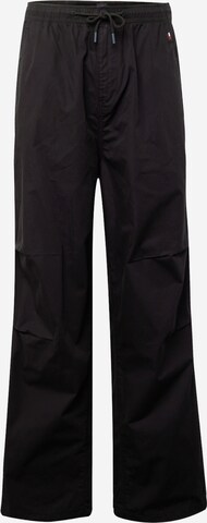 Loosefit Pantaloni de la Tommy Jeans pe negru: față