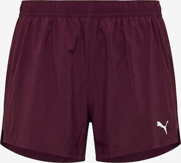 PUMA Slimfit Sportshorts 'VELOCITY 3' in Rot: Vorderseite