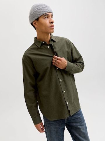 Regular fit Camicia di R.D.D. ROYAL DENIM DIVISION in verde
