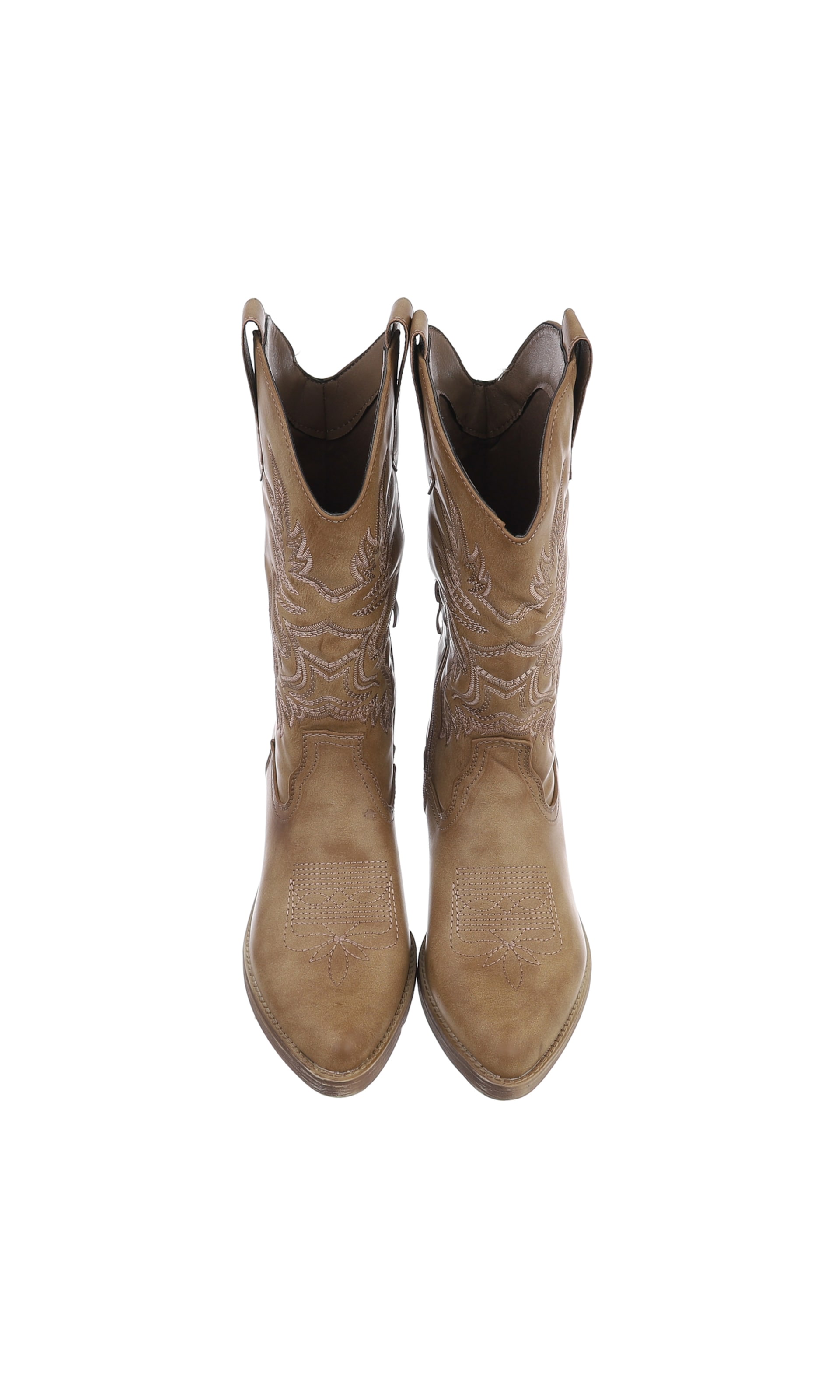 Ital-Design Cowboy Boots in Brown