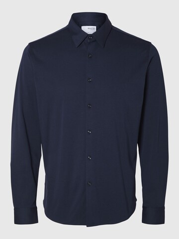 SELECTED HOMME Button Up Shirt in Blue