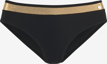 LASCANA Bikini Bottoms in Black: front