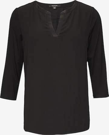 T-shirt COMMA en noir : devant