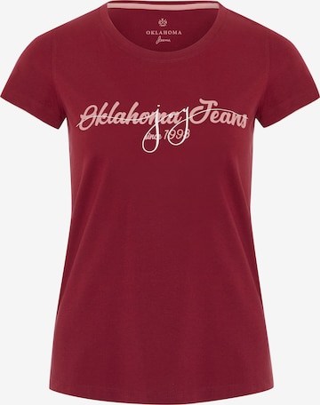 Oklahoma Jeans Shirt in Red: front