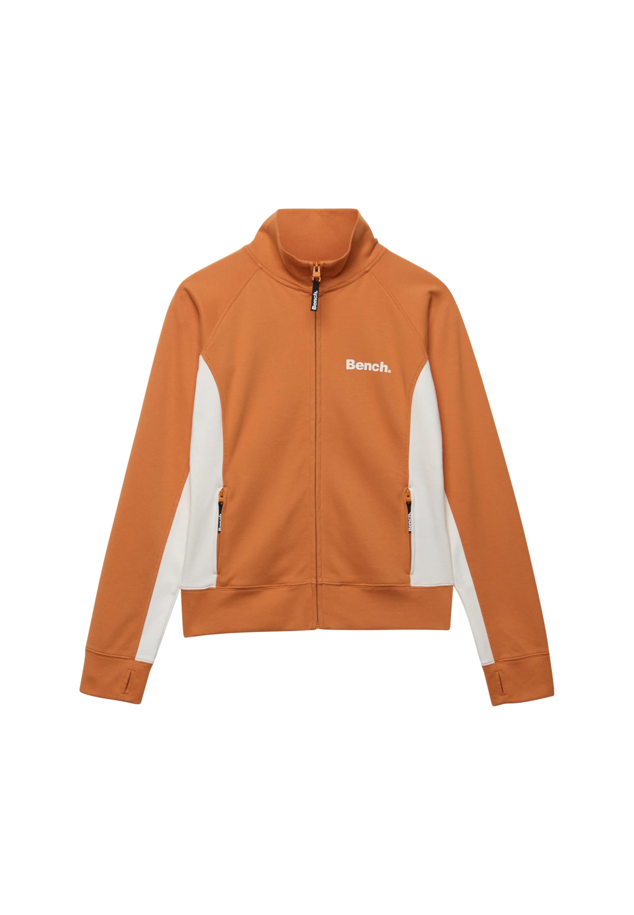 Superdry & Co Sweatvest 'Bench x Superdry & Co' in Oranje: voorkant
