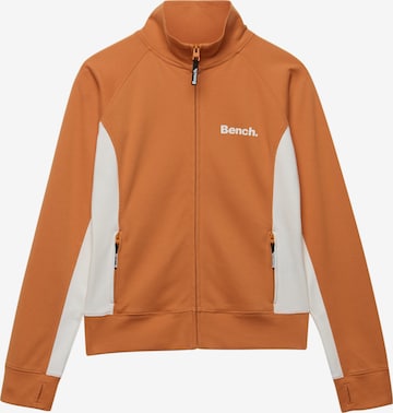 Superdry & Co Sweatvest 'Bench x Superdry & Co' in Oranje: voorkant