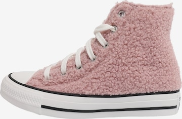 CONVERSE Sneakersy 'CTAS HI' w kolorze różowy: przód