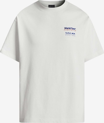 Red Bull Racing x Pepe Jeans Shirt in Wit: voorkant