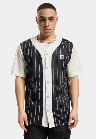 Karl Kani Comfort fit Overhemd in Zwart: voorkant